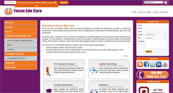 Desktop Screenshot of focuseducare.com