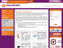 Tablet Screenshot of focuseducare.com
